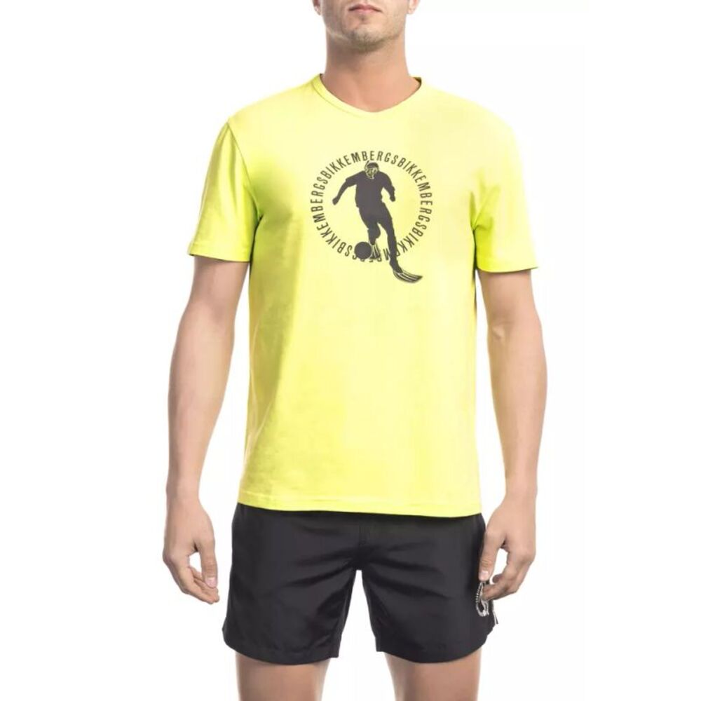 Bikkembergs Black Cotton Men Men's T-Shirt